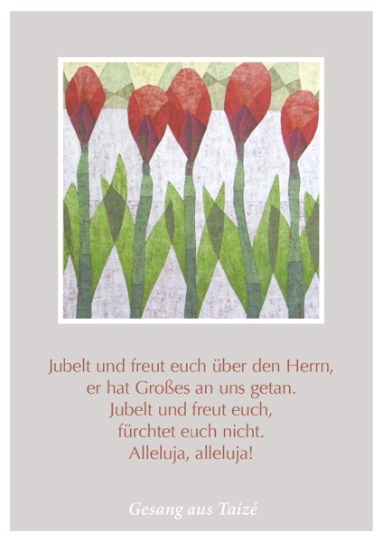 Postkarte "Jubelt und freut euch"